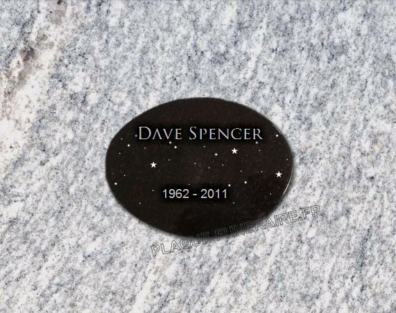 Memorial plaque granite  . 15 x 20 cm.